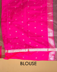 Peacock Mercerized Cotton Saree