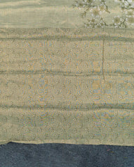 SC3149 - Tissue Saree With Foil Over The Body