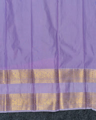SC3471 - Silk Saree With Checked Gold Butta
