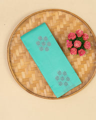 SC4040 - Litchi Silk With Zari Lines Along Body