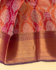 SC3251 - Tissue Silk Saree With Copper Stone