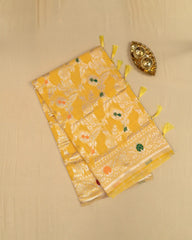 SC3213 - LINEN COTTON WITH MEENA BUTTA