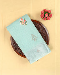 SC3139 - Linen Saree With Sticker Print