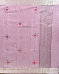 SC3412 - Linen Saree With Multi Stone