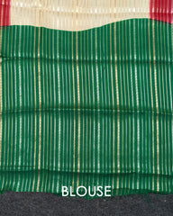 SC3653 - Dola Silk With Silver And Copper Lines