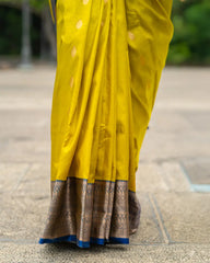 SC3883 - Satin Saree With Copper Zari Along With Stone