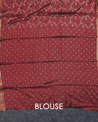 SC4031 - Dola Saree With Black Print