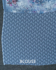 SC5286 - Georgette Saree With Digital Print And Multi Stone Over Body