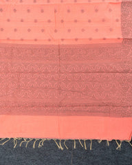 SC3932 - SILK COTTON WITH THREAD BUTTA AND FANCY BORDER