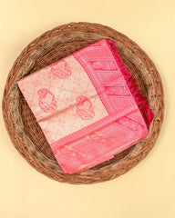 SC3944 - Tissue Silver Zari Meena Butta