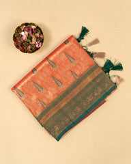 SC3257 - Tissue Meena Butta With Sarowski Work Saree