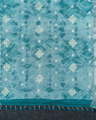 SC4576 - LINEN COTTON WITH EMBROIDERY AND SPARKLING STONE