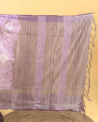 SC2886 - Tissue Saree With Bandhini Work