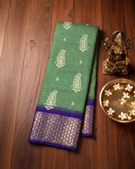 SC5765 - DOLA SILK SAREE WITH DIGITAL PRINT