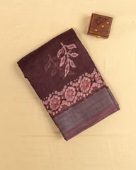 SC4024 - Linen With Digital Bandhini Print