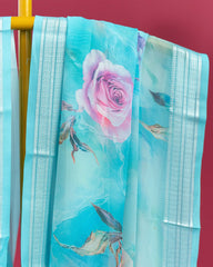 SC3300-Chiffon Digital Print Saree
