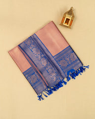 SC4128 - Tissue Saree With Copper Zari All Over Body