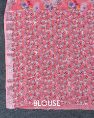 SC3947 - Linen Digital Print With Embroidery All Over Body