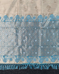 SC3067 - Checked Linen Cream Colour Matching