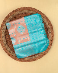 SC3944 - Tissue Silver Zari Meena Butta