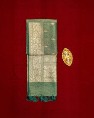 SC3288 - Tussar Saree With Gold And Copper Butta