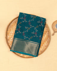 SC4031 - Dola Saree With Black Print