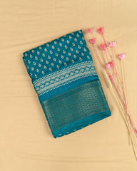 SC3973 - Dola Sequence Embroidery With Bandhini Print