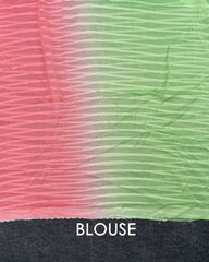 SC3354 - Chiffon Georgette Double Shade With Sparkling Stone
