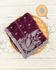 SC2997 - GEORGETTE SAREE WITH HAND WORK STONE