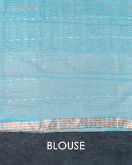 SC3070 - Linen Copper With Silver Butta