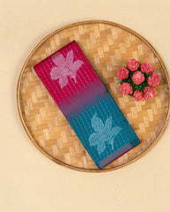 SC4402 - Litchi Silk With Zari Lines Along Body