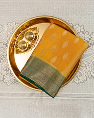 SC2806 - Mysore Silk Saree with Almond Zari
