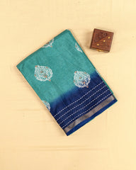 SC4033 - Dola Digital Print With Striped Border