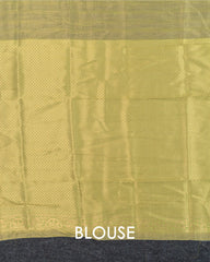 SC3052 - Tissue Plain Saree with Rich Pallu