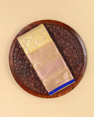 SC3667 - Litchi Silk With Jaquard Body And With Contrast Border