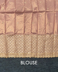 SC3563 - TISSUE SAREE WITH SEPERATE WORK BLOUSE