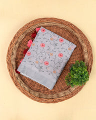 SC3298 - Linen Cotton With Full Body Embroidery