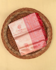 SC4127 - Tissue Silver Zari Meena Butta