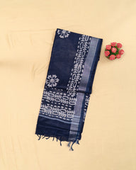 SC3875 - Raw Silk With Bandhini Print