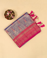 SC3257 - Tissue Meena Butta With Sarowski Work Saree