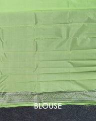 SC4040 - Litchi Silk With Zari Lines Along Body