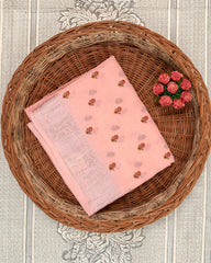 SC3084 - Linen Embroidery Meena Butta