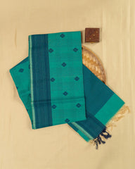 SC3941 - Silk Cotton With Thread Work