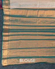 SC3251 - Tissue Silk Saree With Copper Stone