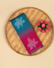 SC4402 - Litchi Silk With Zari Lines Along Body