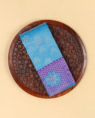 SC3584 - Litchi Silk Saree With Multi Stone