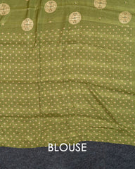 SC3866 - Linen With Digital Bandhini Print