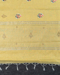 SC3139 - Linen Saree With Sticker Print