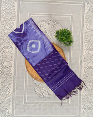 SC2969 - Raw Silk With Bandhini Design