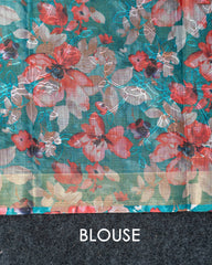 SC3415 - Tissue Saree With Embroidery All Over
